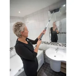 Rengøringssæt - Vikan EasyShine Kit - Inkl. moppefremfører, teleskopskaft, klude og mopper