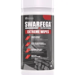Renseservietter Swarfega Black box hvid med parfume dispenser box - 70 stk pr box
