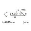 Reserveblade - NT Cutter - BM-2P - 6 stk