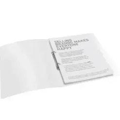 Ringbind A4 hvid med 2 ringe og 25 mm ryg Esselte Vivida - 624034 - Køb minimum 10 stk.