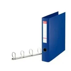 Ringbind Esselte combi PP A4+ 4DR 40mm blå - Køb minimum 12 stk.