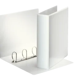 Ringbind Indstik Esselte A4 hvid med 4 ringe og 77 mm ryg - 49705 - 10 stk
