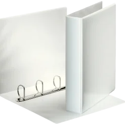 Ringbind Indstik Esselte A4 hvid med 4 ringe - 49704 - 10 stk