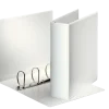 Ringbind Indstik Esselte A4 hvid med 4 ringe og 86 mm ryg - 49706 - 10 stk