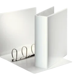 Ringbind Indstik Esselte A4 hvid med 4 ringe og 86 mm ryg - 49706 - 10 stk