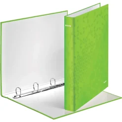 Ringbind Leitz WOW A4+ 4DR 25mm grøn - Køb minimum 10 stk.