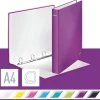 Ringbind Leitz WOW A4+ 4DR/25mm lilla - Køb minimum 10 stk.