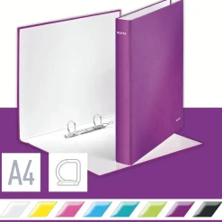Ringbind Leitz WOW A4+ 2DR 25mm lilla