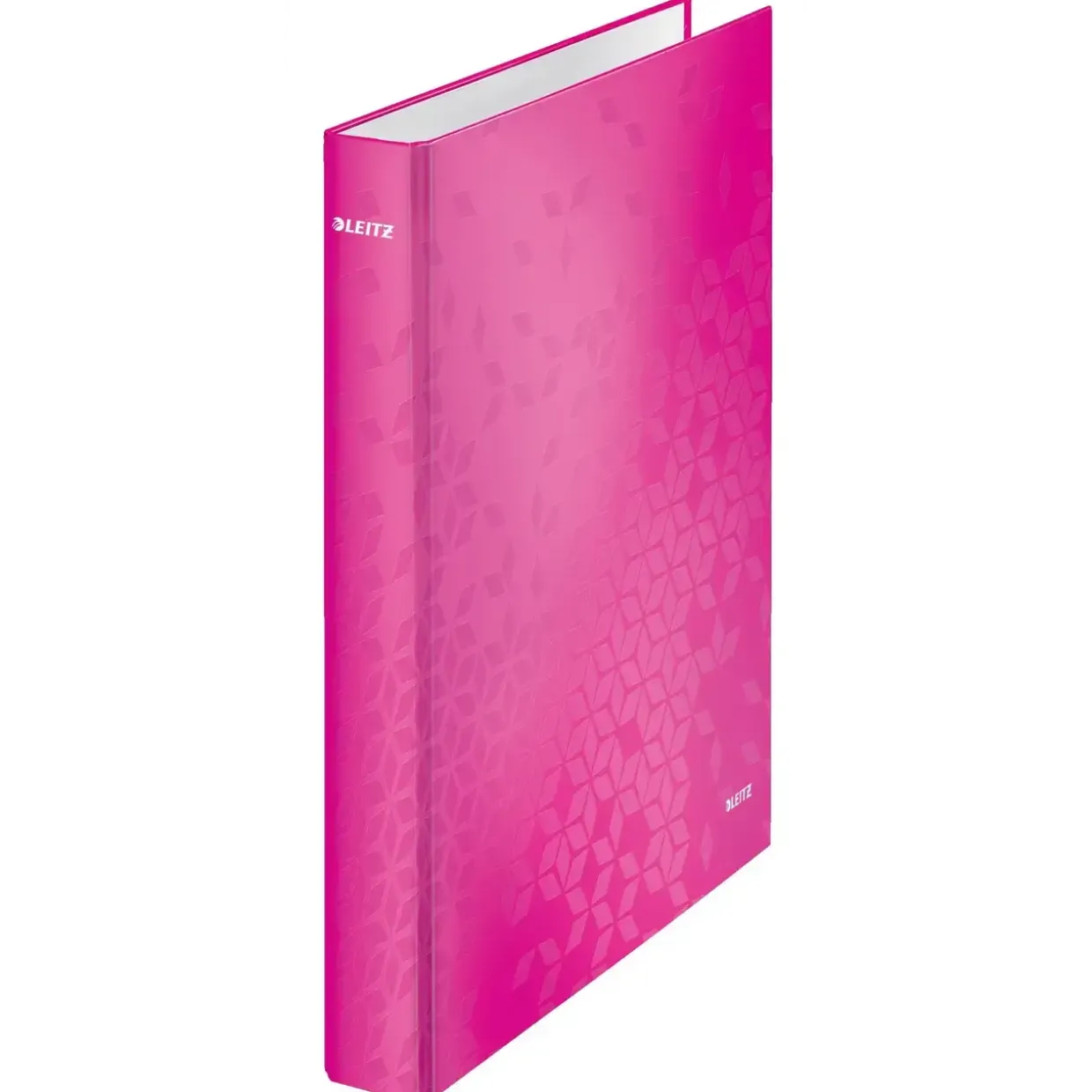 Ringbind Leitz WOW A4+ 4DR/25mm pink - Køb minimum 10 stk.