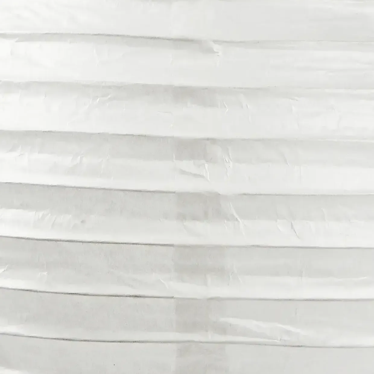 Rispapirlampe - rund Ø35cm hvid