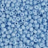 Rocailles perler turkis Ø: 3 mm hul 0,6-1,0 mm - pakke á 25g
