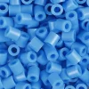Rørperler Nabbi blå (32238) str 5x5 mm hulstr 2,5 mm medium 1100 stk|1 pk