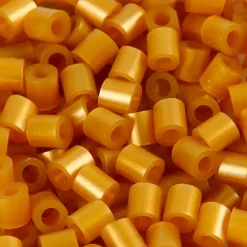 Rørperler, str. 5x5 mm, hulstr. 2,5 mm, guld, medium, 1100stk.