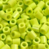 Rørperler, str. 5x5 mm, hulstr. 2,5 mm, medium, lime (32241), 6000 stk./ 1 pk.