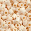 Rørperler, str. 5x5 mm, hulstr. 2,5 mm, medium, lys beige (32251), 1100 stk./ 1 pk.