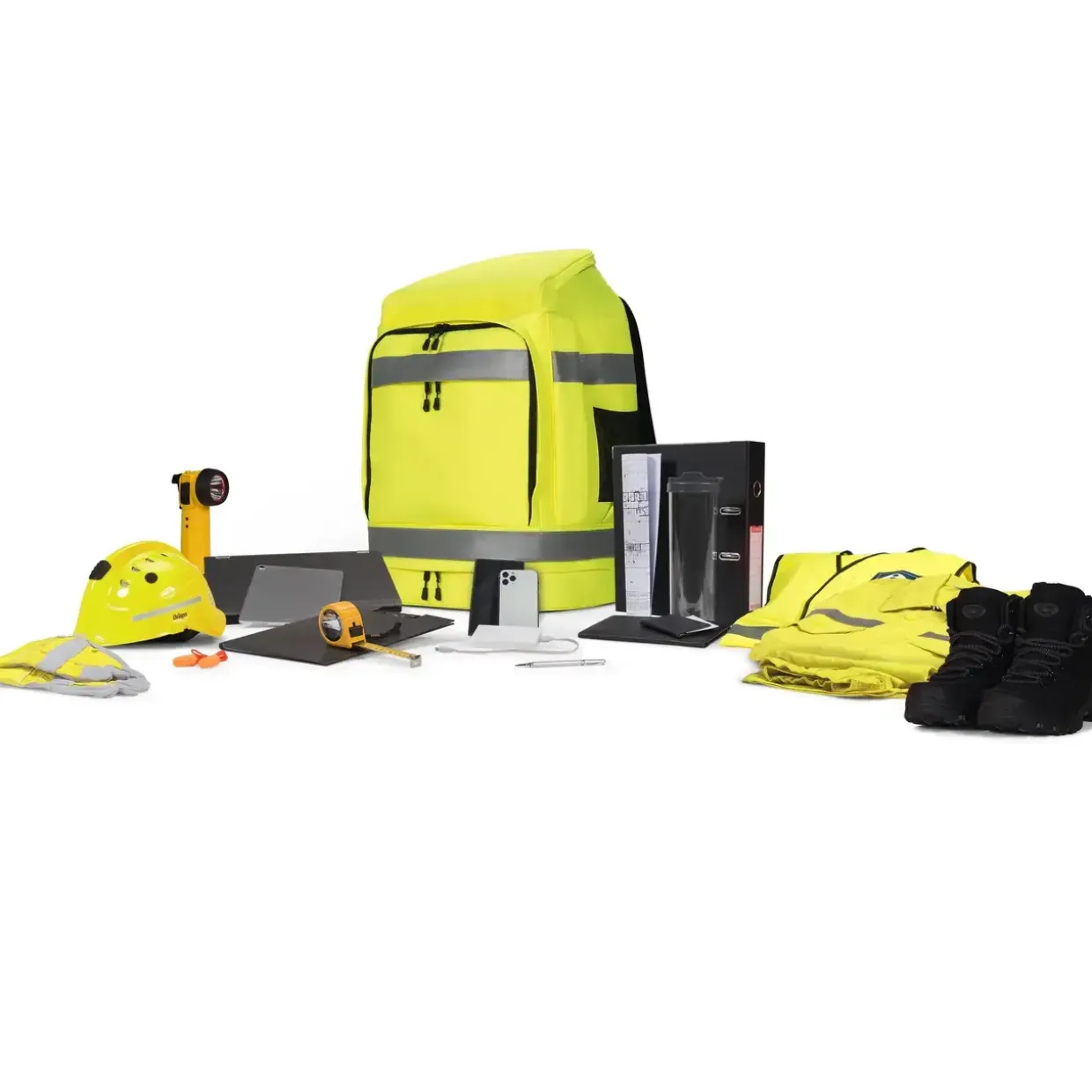 Rygsæk Dicota Backpack HI-VIS 65 litre, Gul