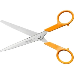 Saks, Fiskars, papirsaks, orange, 16 cm