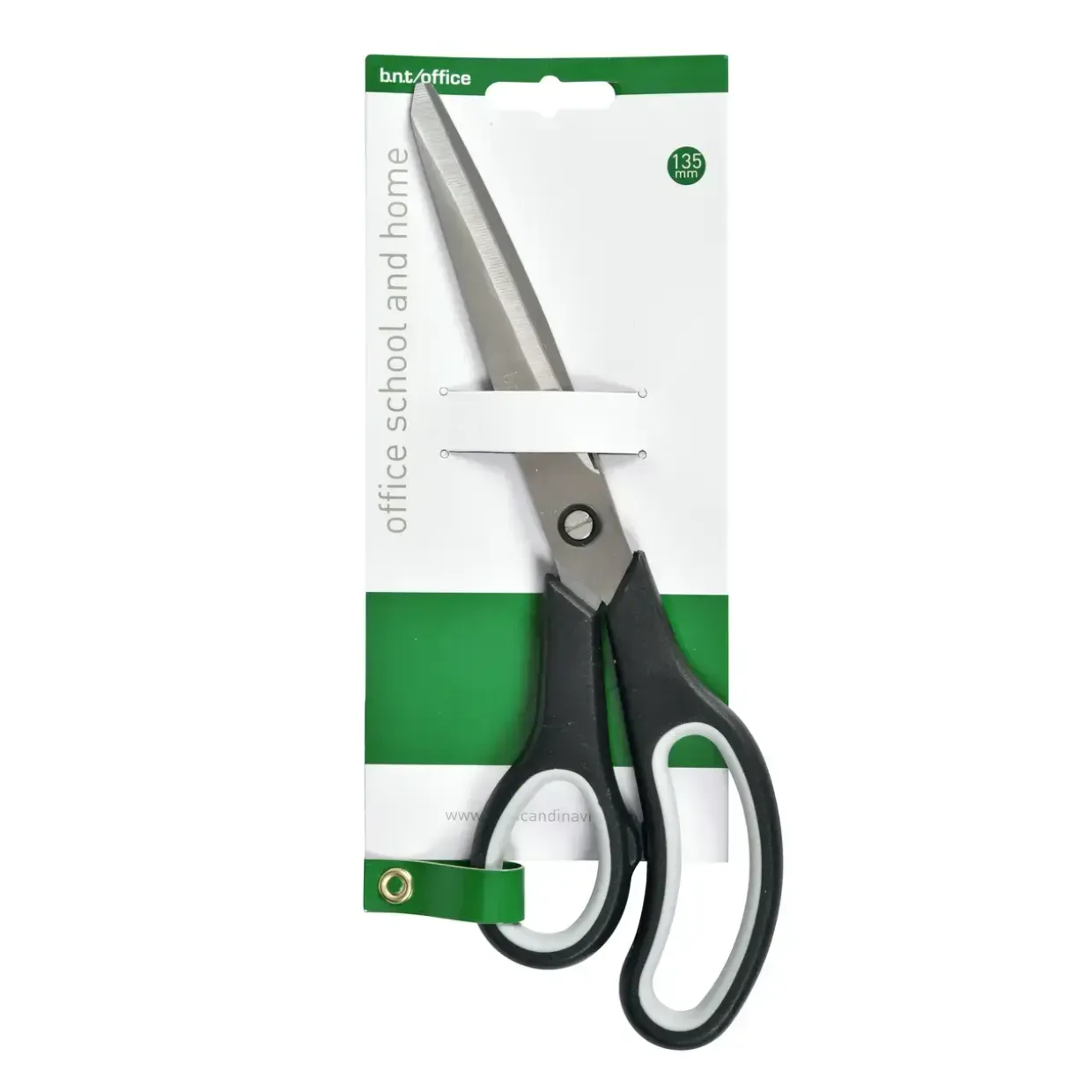 Saks 255 mm BNT-Office - soft gummi greb sort og grå