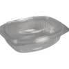 Salatbæger, ABENA Cater-Line, 15,5x13x5cm, 360 ml, klar, PET/RPET, 80 % RPET + 20 % PET, med hængslet låg - 300 stk