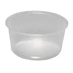 Salatbæger 250 ml Ø101x50 mm Rund PP Klar - 10 pk x 100 stk/krt