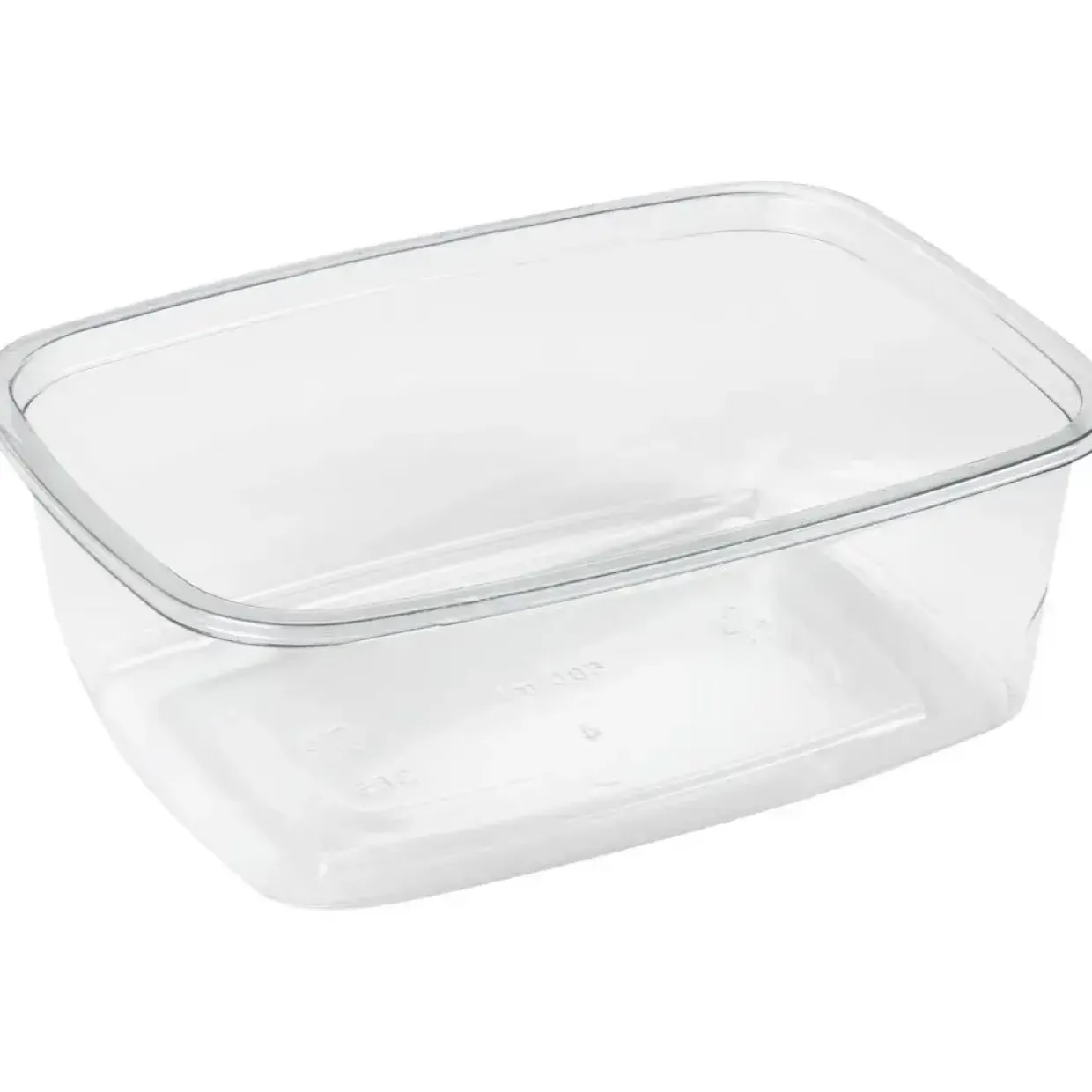 Salatskål, ABENA Gastro, 14x10x5cm, 500 ml, klar, RPET - 660 stk