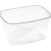 Salatskål, ABENA Gastro, 14x10x8cm, 750 ml, 750 ml, klar, RPET - 660 stk
