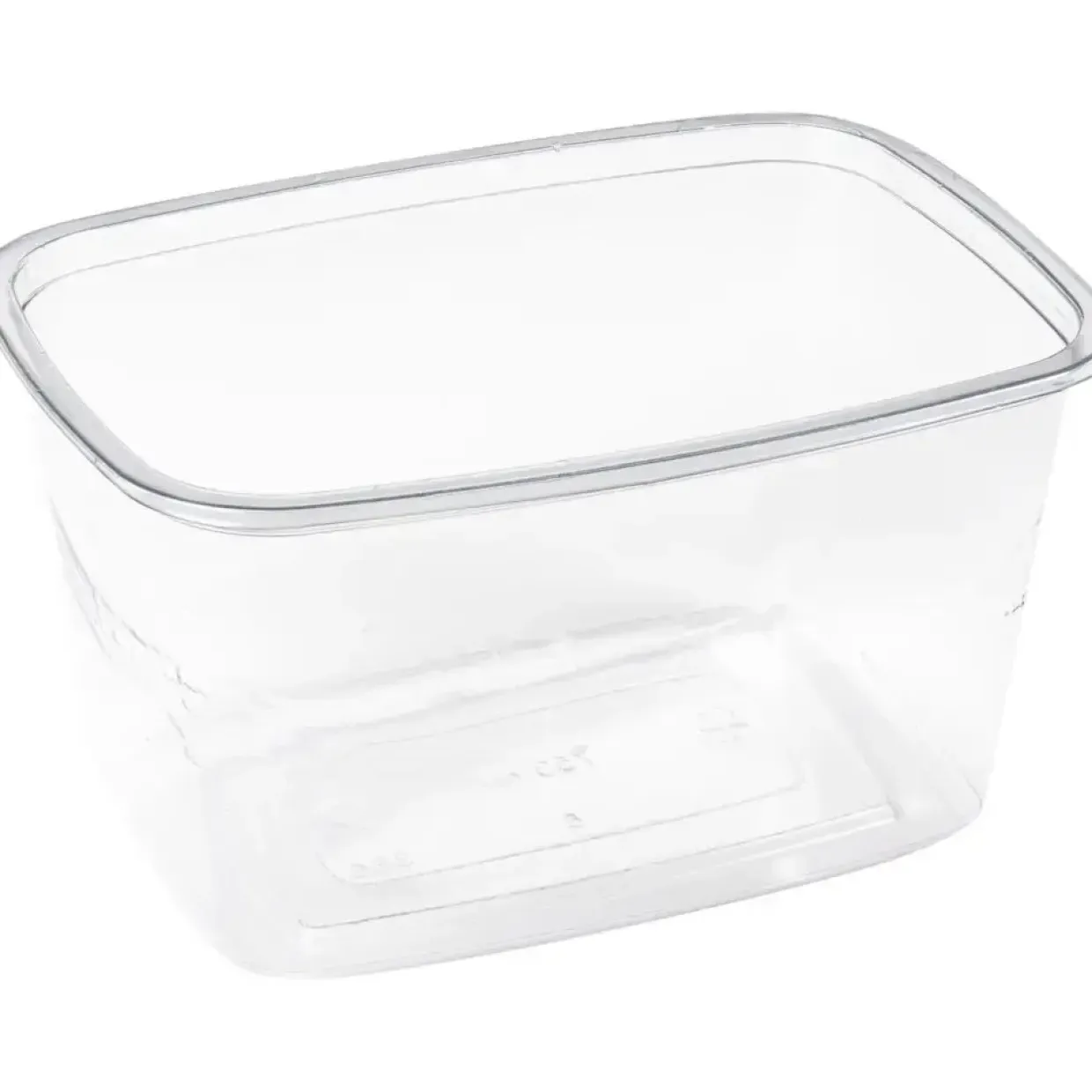 Salatskål, ABENA Gastro, 14x10x8cm, 750 ml, 750 ml, klar, RPET - 660 stk