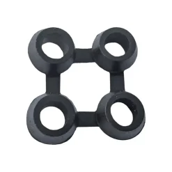 Samleled til modulmåtte , Notrax, 23mm, sort, gummi, pakke á 10 stk.