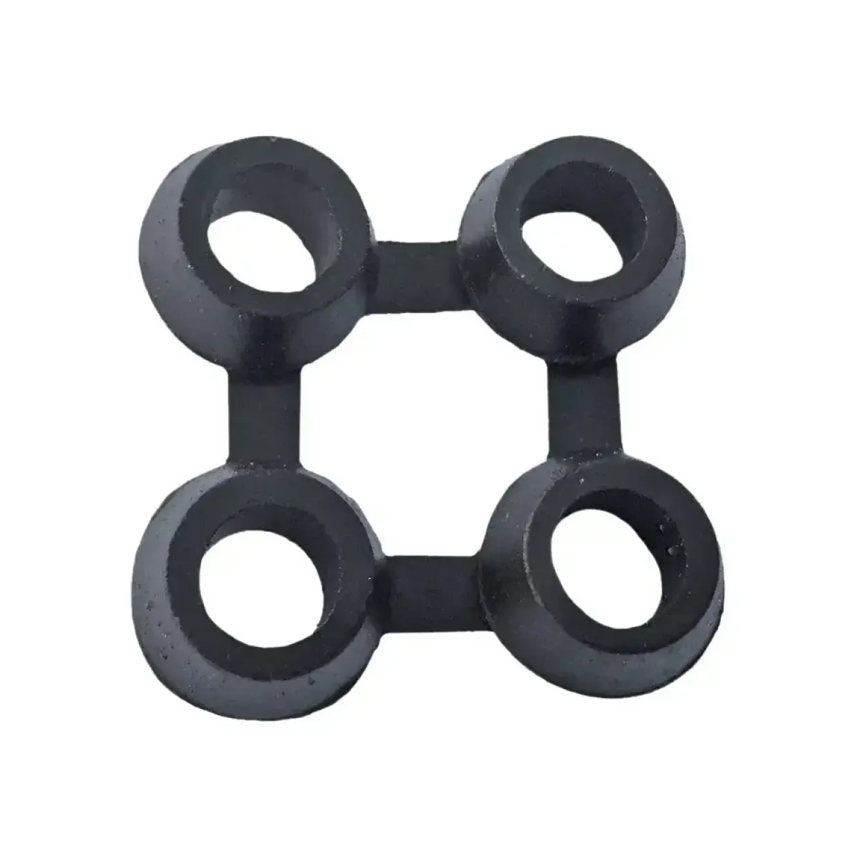 Samleled til modulmåtte , Notrax, 23mm, sort, gummi, pakke á 10 stk.