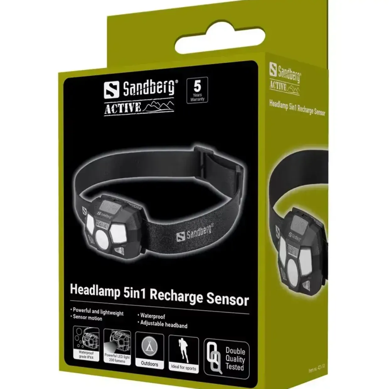 Sandberg Headlamp 5in1 Recharge Sensor