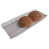 Sandwichpose - Hvid papir med rude 100/50x350 mm - 1000 stk