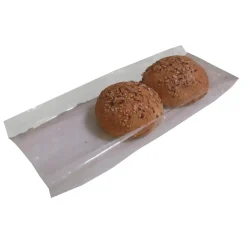 Sandwichpose - Hvid papir med rude 100/50x350 mm - 1000 stk