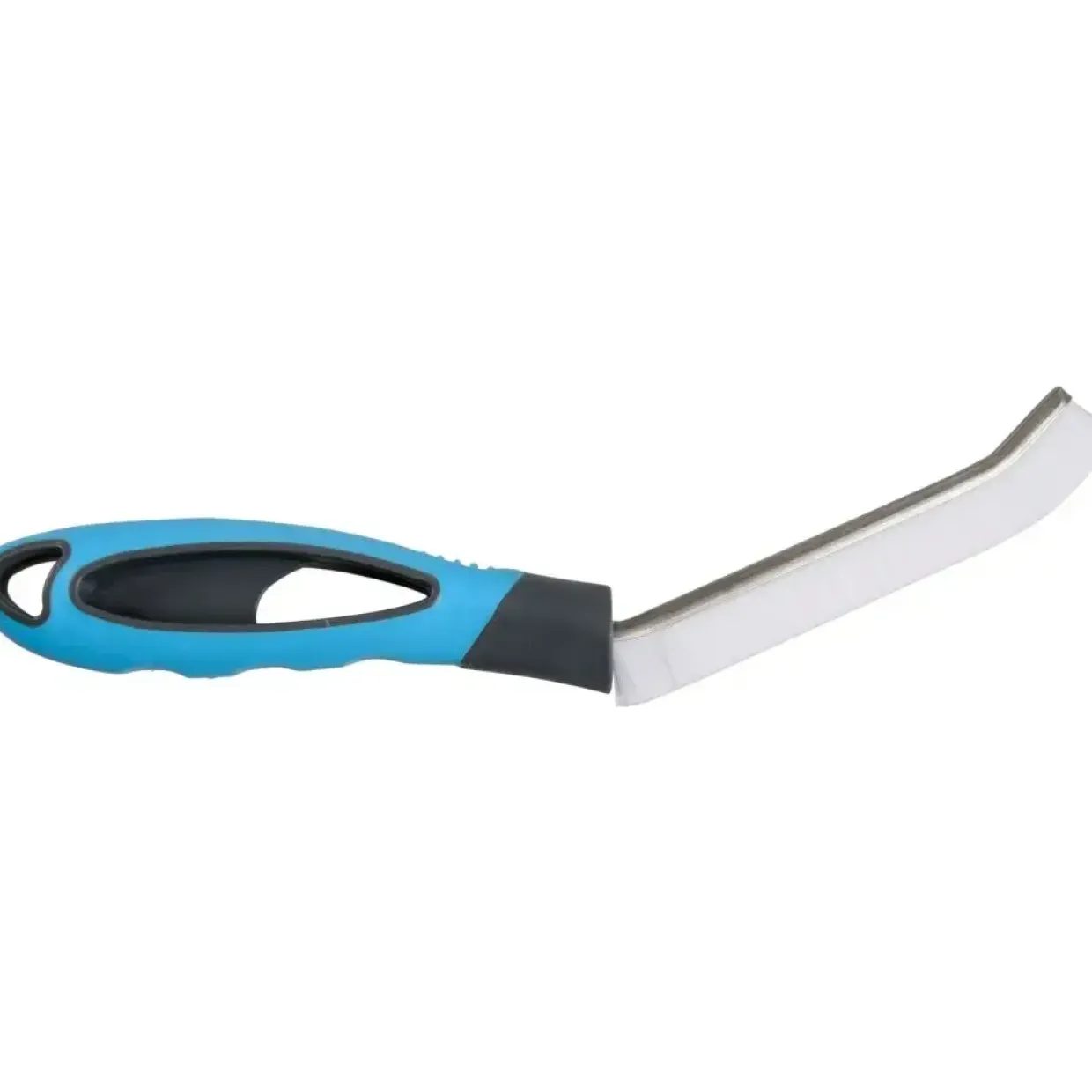 Sanitetsbørste 27cm turkis nylon|gummi|rustfrit stål med softgrip håndtag - 6 stk