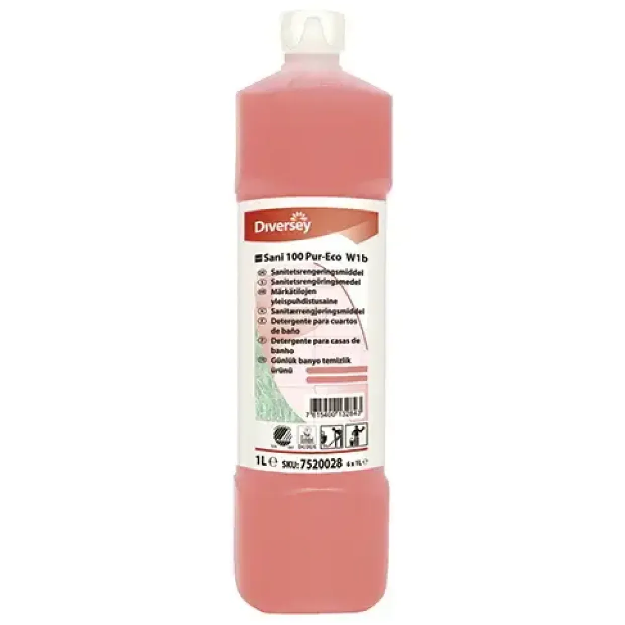 Sanitetsrengøring - TASKI Sani 100 Pur-Eco - Med parfume - 6x1 l - 6 stk
