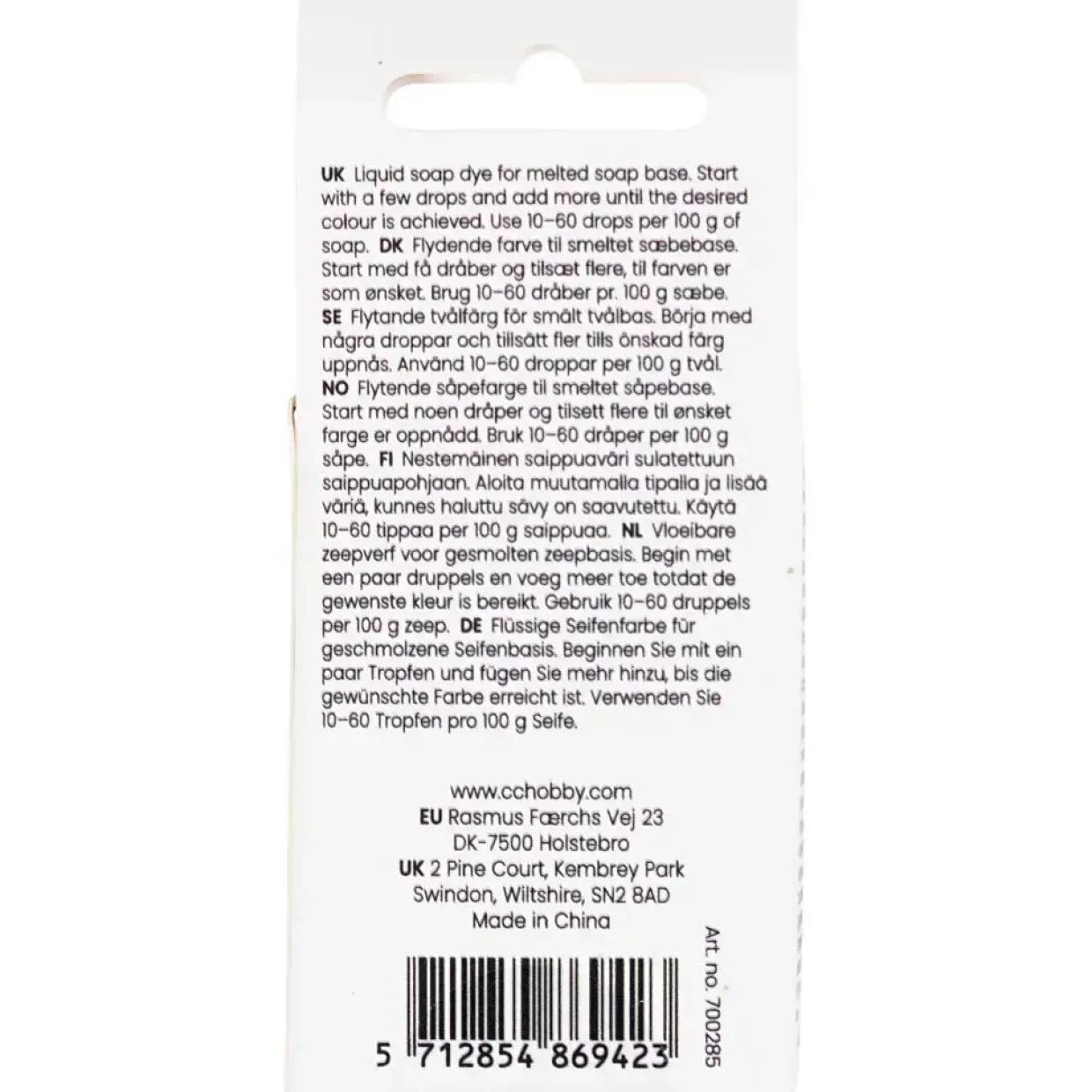Sæbefarve | lilla | 10 ml/ 1 fl.