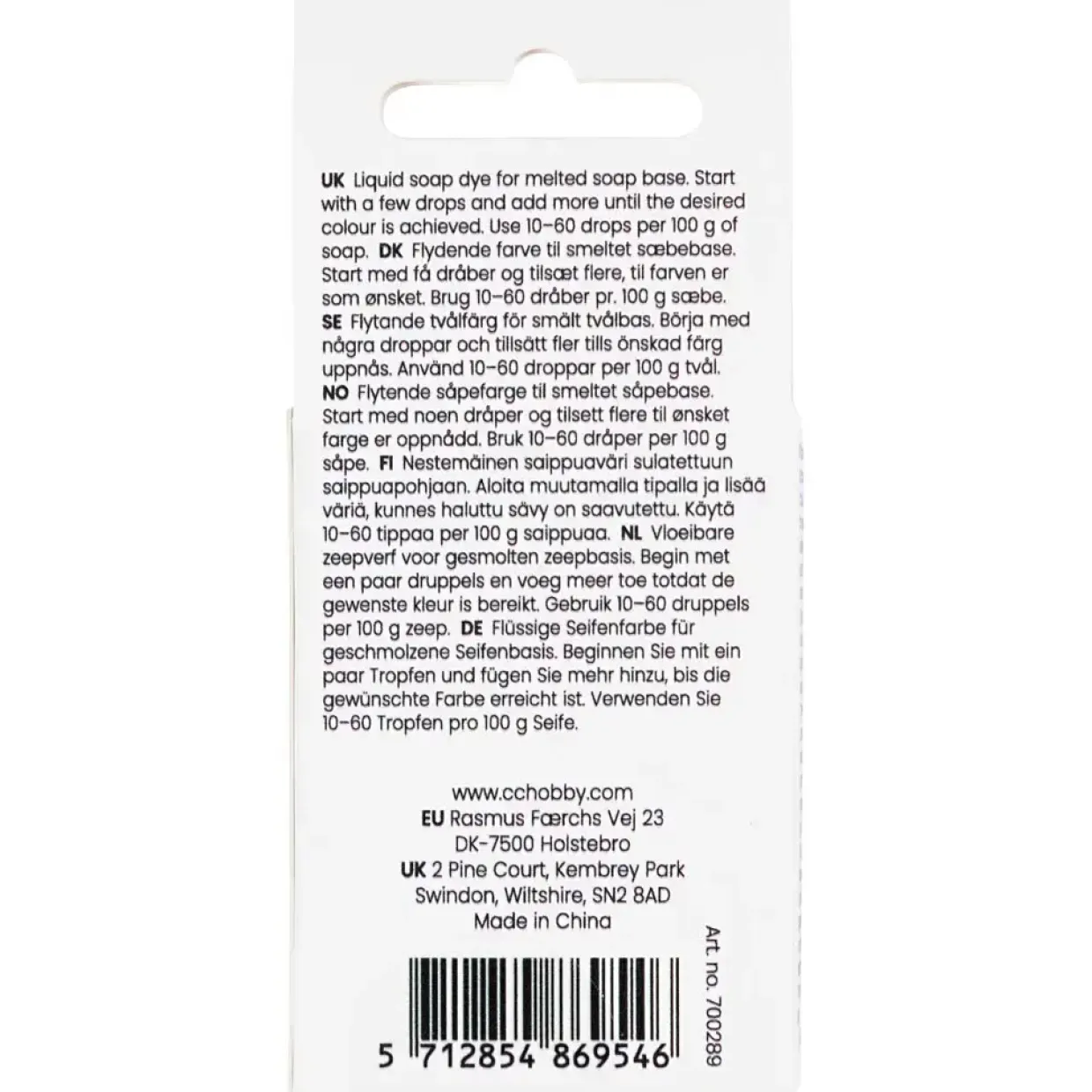 Sæbefarve | orange | 10 ml/ 1 fl.
