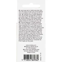 Sæbefarve | rød |10 ml/ 1 fl.