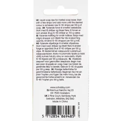 Sæbefarve, sort, 10 ml/ 1 fl.