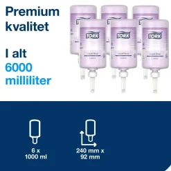 Sæbe Tork 420911 Luksus flydende S1 lilla 1l - 6 stk