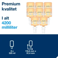 Sæbe - Tork 425662, Luksus Hair & Body Mini S5 - 8 x 525 ml