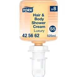 Sæbe - Tork 425662, Luksus Hair & Body Mini S5 - 8 x 525 ml