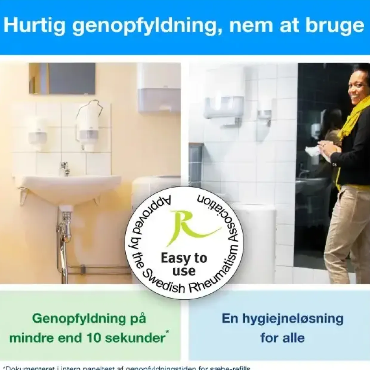 Sæbe Tork 420502 Premium Mild S2 Mini hvid - 8 flasker á 475 ml