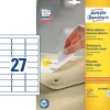 Selvklæbende etiketter aftagelige Avery 4737-25 63,5 x 29,6 mm - 25 ark