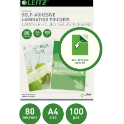Selvklæbende Lamineringslommer Leitz - 100 stk