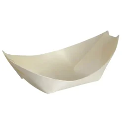 Serveringsbåd - ABENA Gastro - 11,5x7x3 cm - Træ - 1000 stk