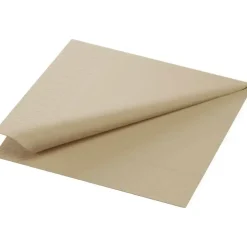 Serviet Duni 3-lags 1/4 fold Natural brown 33cm 250stk/pak