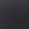 Serviet Duni 24x24cm 3-lag Sort - 8 pk x 250 stk/krt