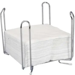 Servietholder metal til 33x33cm kvartfold servietter