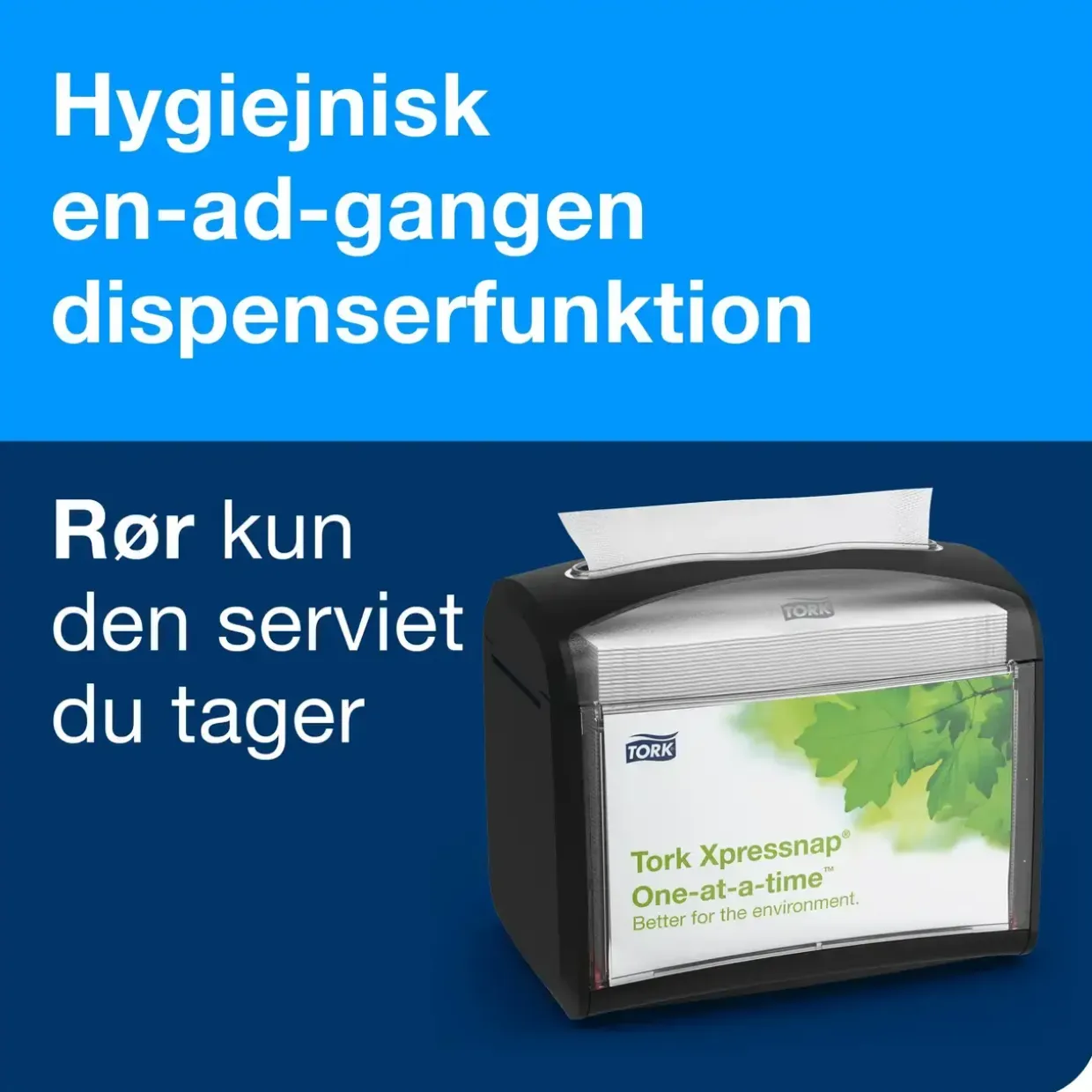 Servietholder til bord Tork 272611 Xpressnap® - sort