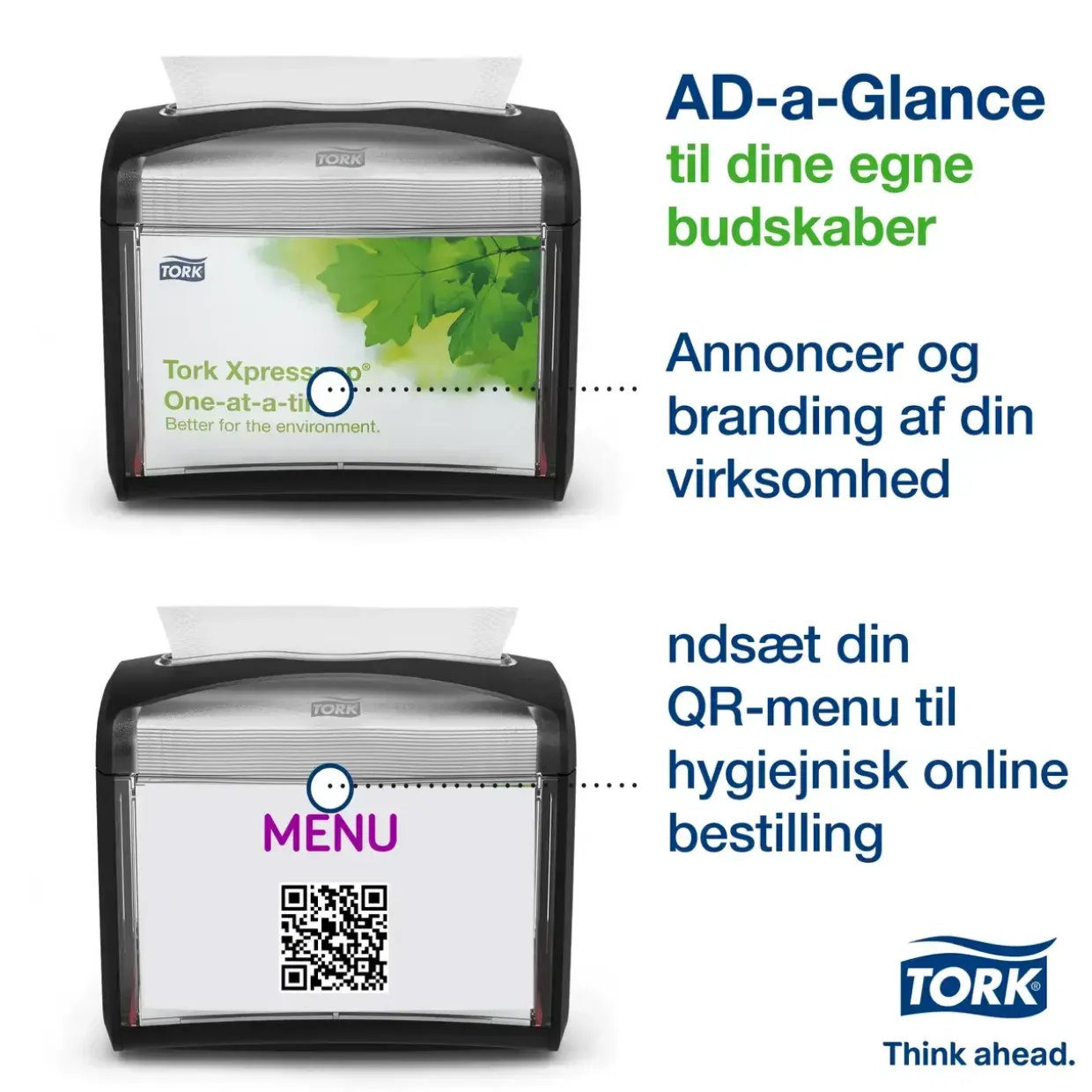 Servietholder til bord Tork 272611 Xpressnap® - sort